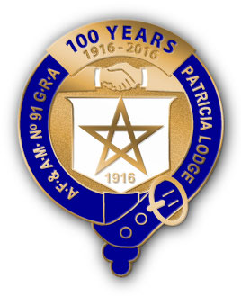 Patricia Lodge No. 91 - 100 year pin